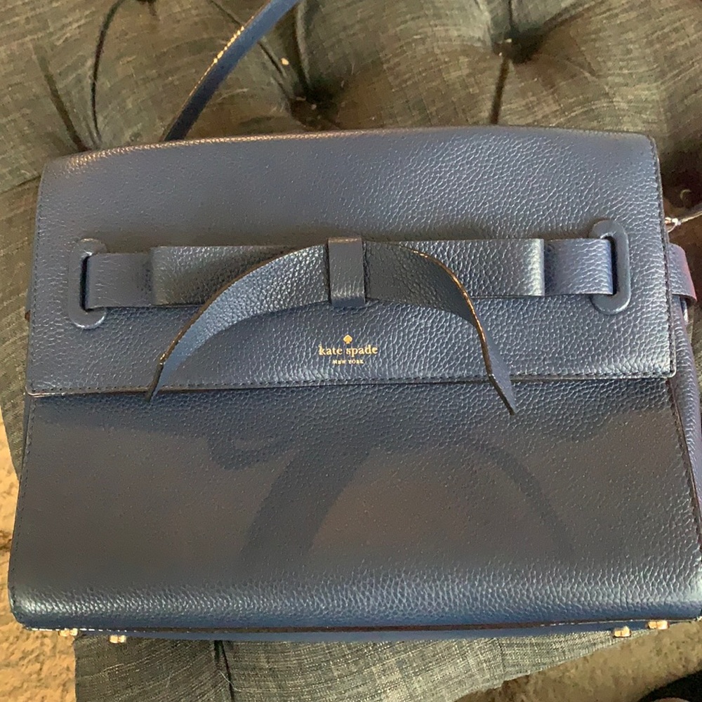 Blue Kate Spade purse. Gently used